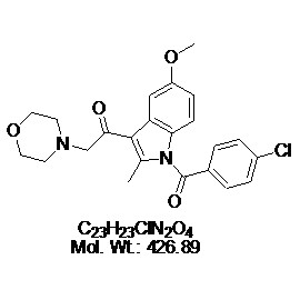 Indomethacin morpholinylamide (BML190)