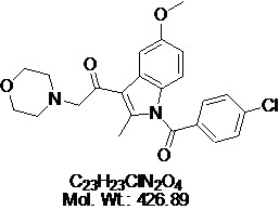 Indomethacin morpholinylamide (BML190)
