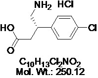 (S)-Baclofen hydrochloride