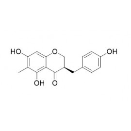 (3R)-5,7-Dihydroxy-6-methyl-3-(4'-hydroxybenzyl)chroman-4-one