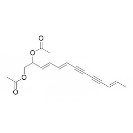 (3E,5E,11E)-tridecatriene-7,9-diyne-1,2-diacetate