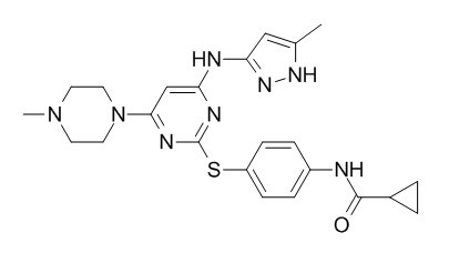 Tozasertib (MK-0457)