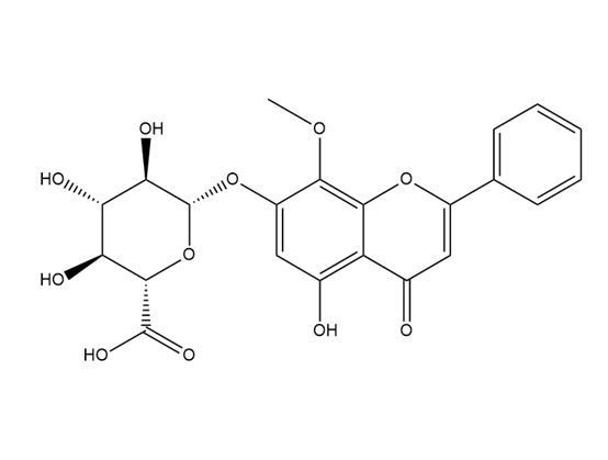 Wogonin 7-O-glucuronide