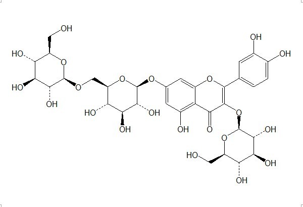 Quercetin 3-O-β-D-glucose-7-O-β-D-gentiobioside