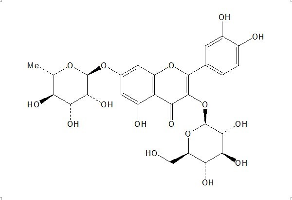 Quercetin 3-O-glucoside-7-O-rhamnoside