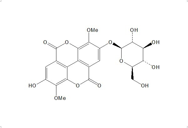 3,3'-Di-O-methylellagic acid 4'-glucoside