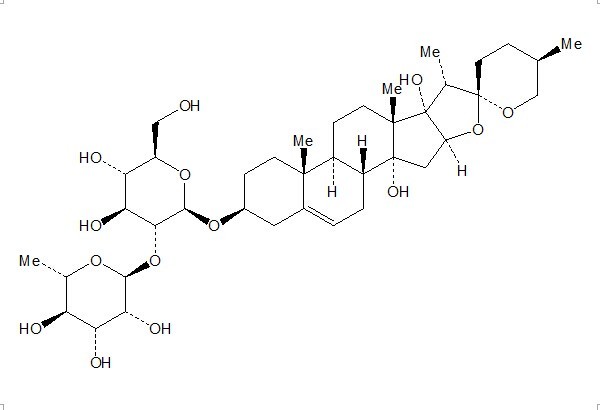 Ophiogenin 3-O-α-L-rhamnopyranosyl-(1→2)-β-D-glucopyranoside