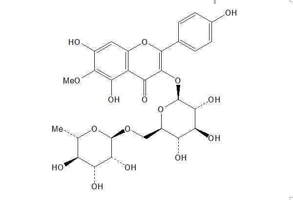 6-Methoxykaempferol 3-O-rutinoside