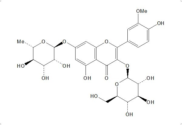 Isorhamnetin 3-glucoside-7-rhamnoside