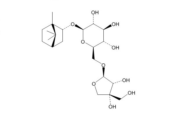 Borneol 7-O-[?-D-apiofuranosyl-(1?6)]-?-D-glucopyranoside