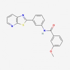 Benzamide, 3-methoxy-N-(3-thiazolo[5,4-b]pyridin-2-ylphenyl)