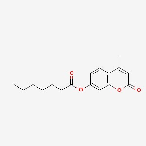 4-Methylumbelliferyl heptanoate