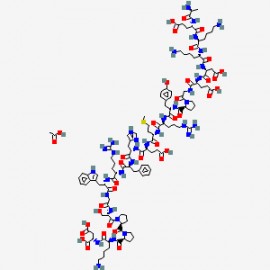 Beta-MSH (1-22) (human) acetate