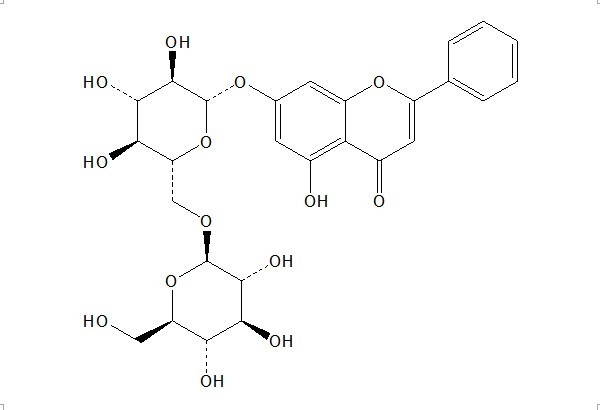 Chrysin 7-O-β-gentiobioside