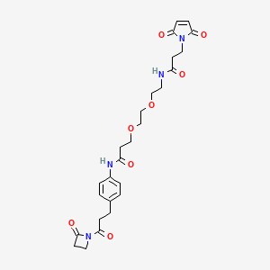 Mal-amido-PEG2-C2-amido-Ph-C2-CO-AZD