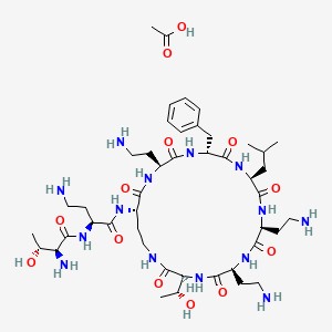 Polymyxin B nonapeptide acetate