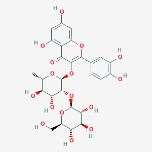 Quercetin-3-O-D-glucosyl]-(1-2)-L-rhamnoside