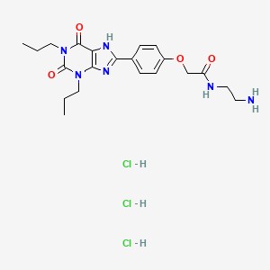 Xanthine amine congener trihydrochloride