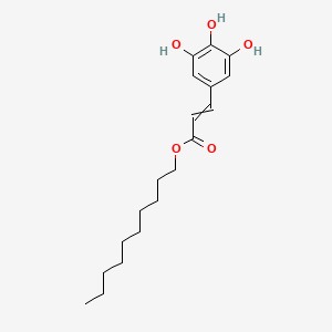 3,4,5-Trihydroxycinnamic acid decyl ester
