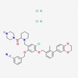 BMS-1166-N-piperidine-CO-N-piperazine dihydrochloride