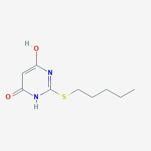 2-(pentylsulfanyl)pyrimidine-4,6-diol