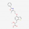 Benzo[b]thiophene-7-propanoic acid, ?-methoxy-4-[2-(5-methyl-2-phenyl-4-oxazolyl)ethoxy]-, (?R)-