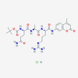 Boc-Gln-Ala-Arg-AMC hydrochloride