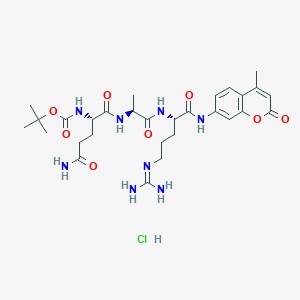 Boc-Gln-Ala-Arg-AMC hydrochloride