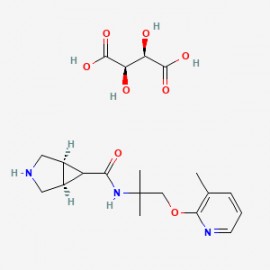 (1R,5S,6r)-N-(2-methyl-1-((3-methylpyridin-2-yl)oxy)propan-2-yl)-3-azabicyclo[3.1.0]hexane-6-carboxamide L(+)-Tartaric acid