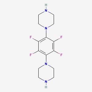1,4-Dipierazino-2,3,5,6-tetrafluorobenzene