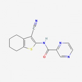 N-(3-cyano-4,5,6,7-tetrahydro-1-benzothiophen-2-yl)pyrazine-2-carboxamide