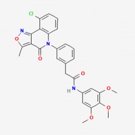 3-(9-Chloro-3-methyl-4-oxoisoxazolo[4,3-c]quinolin-5(4H)-yl)-N-(3,4,5-trimethoxyphenyl)benzeneacetamide