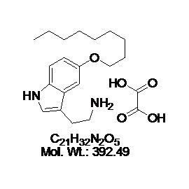 Nonyloxytryptamine oxalate