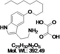 Nonyloxytryptamine oxalate